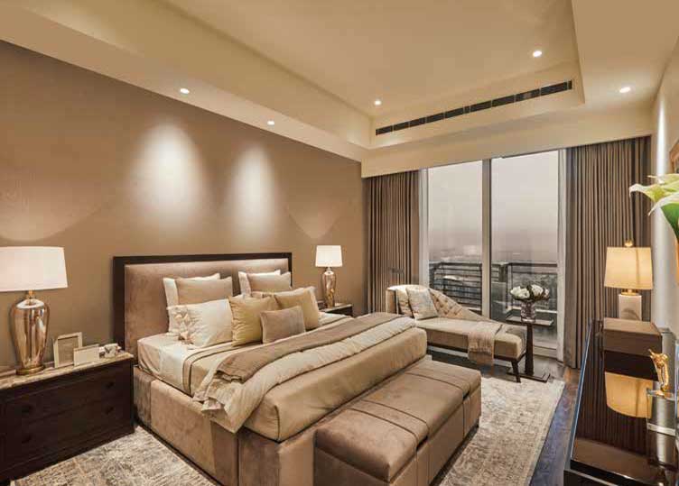 3rd bedroom with attached washroom