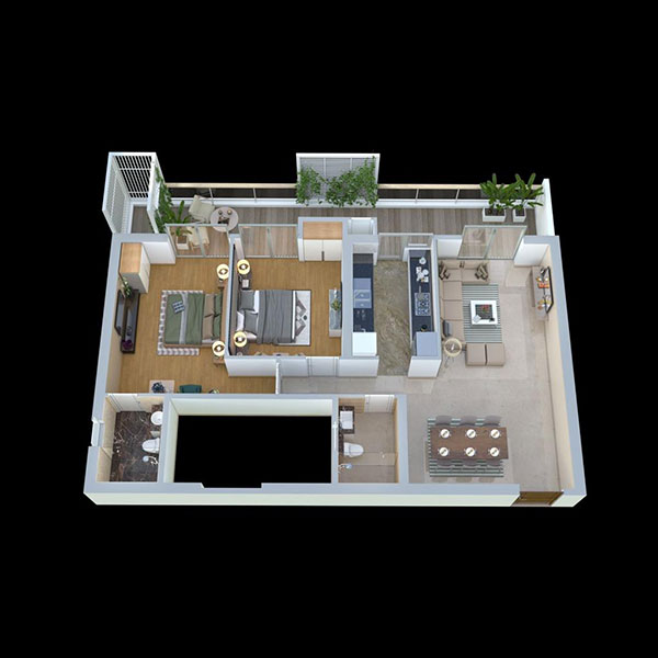 DLF One Midtown Delhi - 2, 3 & 4 BHK Luxury Apartments in Moti